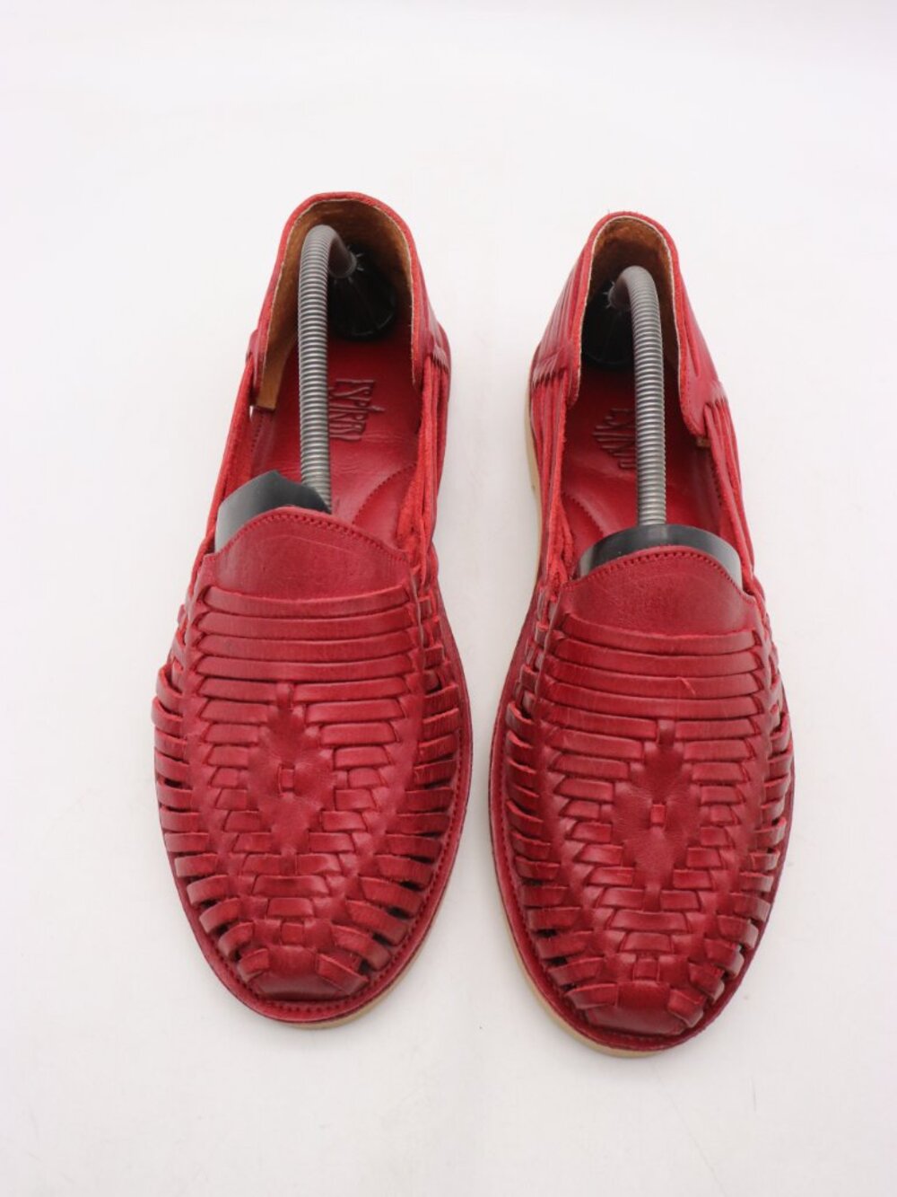 Espiritu Huarache Women's Size 11 Woven Leather Flats Mexican Slip On Sandals
